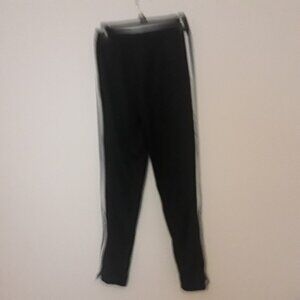 Adidas, Boys Large Black w/White Stripes Clima Cool Joggers